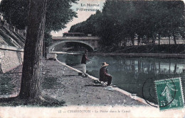 94* CHARENTON   Peche Dans Le Canal     RL45,0711 - Charenton Le Pont
