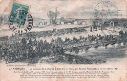 94* CHAMPIGNY   Passage De La Marne – Armee Francaise 30-11-1870    RL45,0650 - Altre Guerre