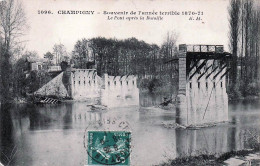 94* CHAMPIGNY  Le Pont Apres La Bataille 1870-71     RL45,0583 - Champigny Sur Marne