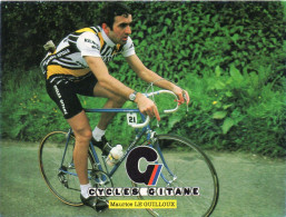 MAURICE LE GUILLOUX - GITANE 1981 - Cyclisme