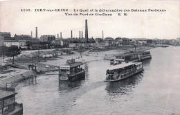 94* IVRY S/SEINE   Quai Et Debarcadere Bateaux Parisiens RL45,1131 - Ivry Sur Seine