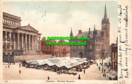 R467386 Preston. Market Square. Postcard. 1904 - Mundo