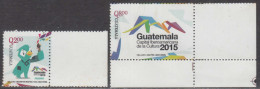 2015 Guatemala Capital Of Culture Complete Set Of 2 MNH - Guatemala