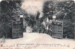 94* FONTENAY SOUS BOIS  Entree Restaurant Porte Jaune          RL45,1080 - Fontenay Sous Bois