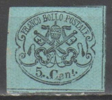 Stato Pontificio 1867 - Stemma 5 C. * - Papal States