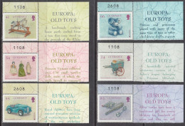 2015 Guernsey Europa Children's Toys Dolls Bears Complete Set Of 6 MNH @ BELOW FACE VALUE - Guernesey