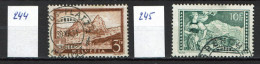 Suisse 1930 - YT 244 / 245 - Oblit. Used - Gebraucht