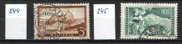 Suisse 1930 - YT 244 / 245 - Oblit. Used - Usados