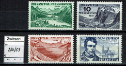 Suisse 1931 - YT 250/253 ** MNH - Neufs