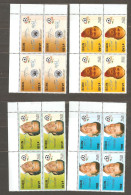Niue: Full Set Of 4 Mint Stamps In Block Of 4, Football World Cup - Italy, 1990, Mi#753-6, MNH - Niue