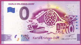 0-Euro XEJZ 01 2020 /2 KARLS ERLEBNIS-DORF Normal - Essais Privés / Non-officiels