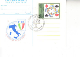 ITALIA 1983 -  Annullo Speciale  "Bridge" - Torneo Nazionale - FIB - Sin Clasificación
