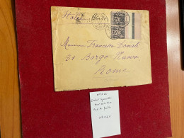 LETTRE 1899 - YT 97 PAIRE NOIR SUR ROSE  BORD DE FEUILLE -  CACHET - 1877-1920: Semi-Moderne