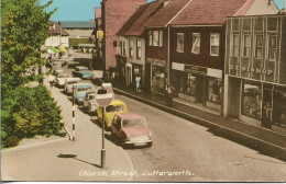 CPSM. ANGLETERRE (LEICESTERSHIRE). LUTTERWORTH. CHURCH STREET. VOITURES. - Autres & Non Classés