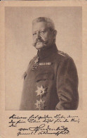 AK Feldmarschall Hindenburg - Feldpost 21. Landwehr-Division - 1918 (69423) - Politicians & Soldiers