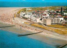 72664698 Borkum Nordseebad Fliegeraufnahme Leuchtturm Borkum - Borkum