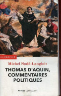 Commentaires Politiques - Collection Philosophie. - D'Aquin Thomas - 2019 - Psychologie/Philosophie