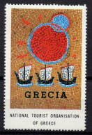 V144 Greece / Griechenland / Griekenland / Grecia / Grece 1970 Tourim ΦΗΦΙΔΩΤΟ Cinderella / Vignette - Autres & Non Classés