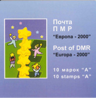 Russie 2000 Yvert N° 6465 ** Emission 1er Jour Carnet Prestige Folder Booklet. Europa Conjoint Moldavie - Nuovi