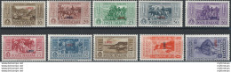 1932 Egeo Lipso Garibaldi 10v. MNH Sassone N. 17/26 - Other & Unclassified