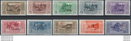 1932 Egeo Lipso Garibaldi 10v. MNH Sassone N. 17/26 - Autres & Non Classés