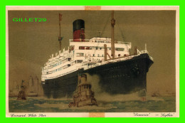 BATEAU, SHIP - CUNARD WHITE STAR " SAMARIA " SCYTHIA - - Paquebots