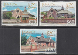 2014 Jamaica St. Andrew Parish Church Complete Set Of 3 MNH - Jamaica (1962-...)