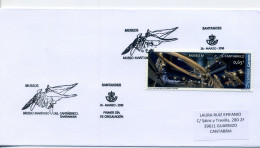 SPAIN. Circulated Cover From Santander With Maritime Museum Of Santander. Skeleton Of A Whale - Whales