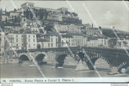 Bm47 Cartolina Verona Citta' Ponte Pietra E Castel S.pietro I - Verona