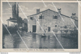 Bt130 Cartolina Veduta Del Fiume Tartaro In Via Molino Di Gazzo Veronese Verona - Verona