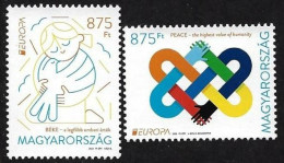HUNGARY 2023 Europa CEPT. The Peace - Fine Set MNH - Unused Stamps