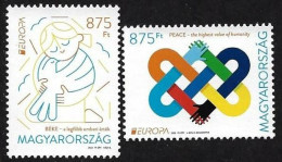 HUNGARY 2023 Europa CEPT. The Peace - Fine Set MNH - Neufs