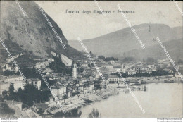 Bf285 Cartolina Laveno Panorama Annullo Rosso Varese Censura Militare - Varese