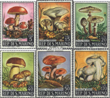 San Marino 891-896 (kompl.Ausg.) Postfrisch 1967 Pilze - Ungebraucht