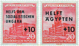 GERMANY DDR 1956   557/558 ** - Unused Stamps