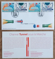 FDC 1994 - YT N°2882, 2883 - TUNNEL SOUS LA MANCHE - COQUELLES - 1990-1999