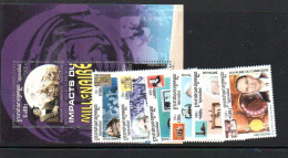 CAMBODIA - 2001- MILLENIUM SET OF 6 + SOUVENIR SHEET  MINT NEVER HINGED - Cambogia