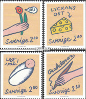 Schweden 1726-1729 (kompl.Ausg.) Postfrisch 1992 Grußmarken - Unused Stamps