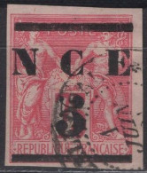 New Caledonia - Definitive - 5 C On 75 C - Yt 7 - 1883 - Used Stamps