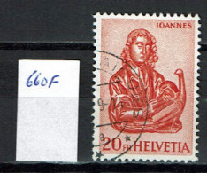 Suisse 1960 - YT 666 F - Oblit. Used - Gebraucht