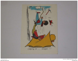 Lot 906 ---   Carte Humoristique  Illustrateur Francis  Camping Et Varappe - Other & Unclassified