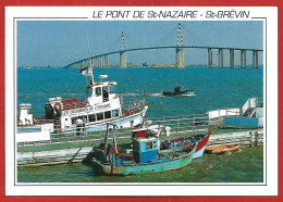 Saint-Brévin-les-Pins (44) Pont De Saint-Nazaire Embarcadère De Mindin 2scans Bateau "Les Croisières De L'Estuaire" - Saint-Brevin-les-Pins