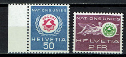 Suisse 1963 - YT 434/435 ** MNH - Service
