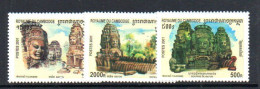 CAMBODIA - 2001 - TOURISM SET OF 3  MINT NEVER HINGED - Kambodscha