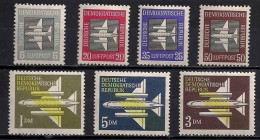 GERMANY DDR 1957  MICHEL 609-615 ** - Nuevos