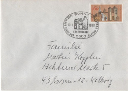 Germany Deutschland 1980 FDC 1200 Jahre Stadt Und Bistum Osnabruck, Canceled In Bonn - 1971-1980