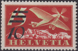 1935 Flugpost ** Zum:CH F19b, Mi:CH 285b, Flugzeug - Unused Stamps
