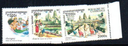 CAMBODIA - 2001 - DANCES SET OF 3 MINT NEVER HINGED - Cambodia