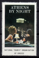 V152 Greece / Griechenland / Griekenland / Grecia / Grece 1970 Tourim Η ΑΘΗΝΑ ΤΗΝ ΝΥΧΤΑ Cinderella / Vignette - Autres & Non Classés