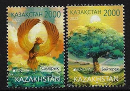 KAZAKHSTAN /KAZAJISTÁN /KASACHSTAN /KAZAKISTAN -EUROPE 2022.- "LEYENDAS Y MITOS".- SERIE De 2 V. - N - 2022